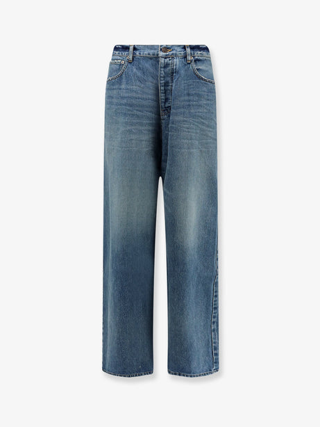 Balenciaga Baggy Fit Jeans - Darkblue