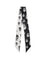 Alexander Mcqueen Skull Ribbon Scarf - Black/Ivory