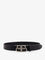 Balenciaga BB Large Leather Belt - Black