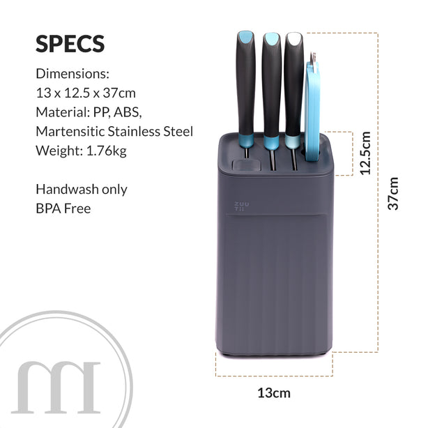 Zuutii 5-Piece Knife Set