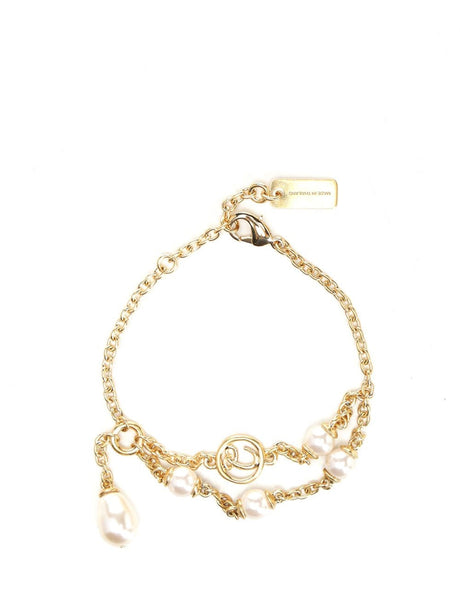 Chloe' Pearl Bracelet - Gold