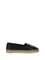 Saint Laurent Lambskin Espadrilles - Black