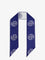 Tory Burch Medallion Logo Ribbon silk tie - Ballpoint Blue