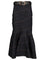 Self-Portrait Midi Skirt With Belt - Blue