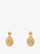Celine Brass earrings with gold finish