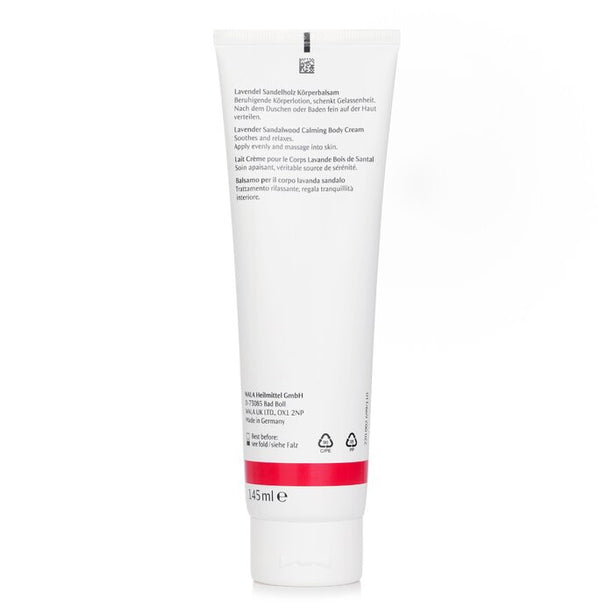 Lavender Sandalwood Calming Body Cream - Soothes & Relaxes - 145ml/4.9oz