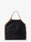 Stella Mccartney Shaggy Deer Falabella Tiny Bag - Black