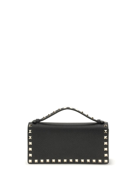 Valentino Garavani Rockstud chain Wallet - Black