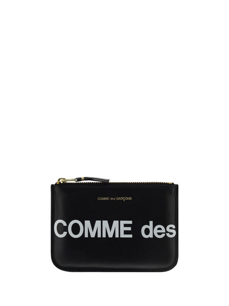 Comme Des Garcons Leather Coin Purse - Black