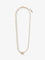Dolce & Gabbana Brass necklace with pearls and DG logo - Oro