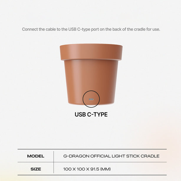 G-Dragon Official Light Stick Cradle (International Shipping)