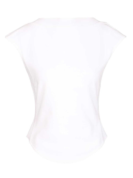 AlaïA Fitted T-Shirt - White