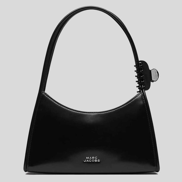 MARC JACOBS The Glam Claw Clip Shoulder Bag Black RS-2P5HSH026H02