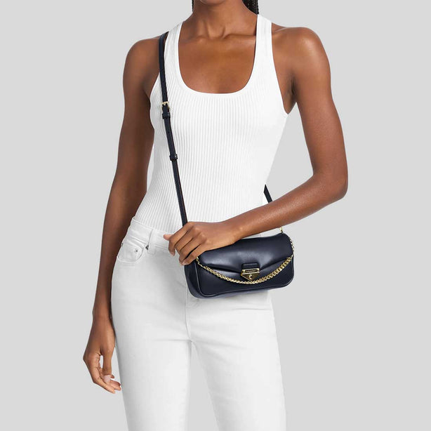 MICHAEL KORS Soho Small Convertible Crossbody Bag Navy RS-35S6G1SC1Y