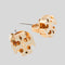TORY BURCH Icon Enamel Stud Earrings New Ivory RS-177397
