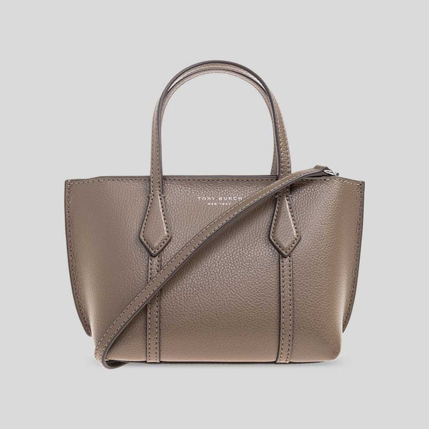 TORY BURCH Mini Perry Tote Wild Mushroom RS-175548