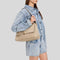 TORY BURCH Large Charlie Shoulder Bag Soft Cement RS-180727