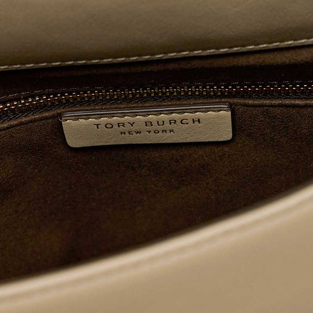 TORY BURCH Large Charlie Shoulder Bag Soft Cement RS-180727
