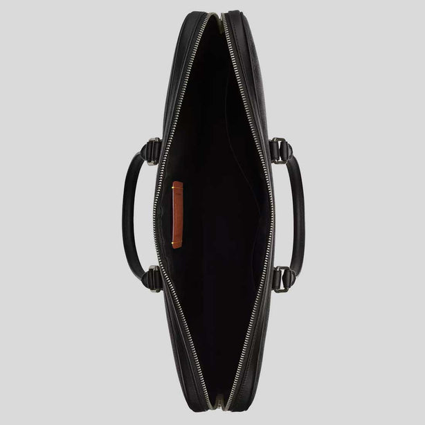 COACH Ethan Large Brief In Signature Canvas Charcoal/Black RS-CCF56
