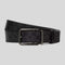 COACH Double Bar Buckle Cut-To-Size Reversible Belt, 38 Mm Charcoal/Black RS-CY997
