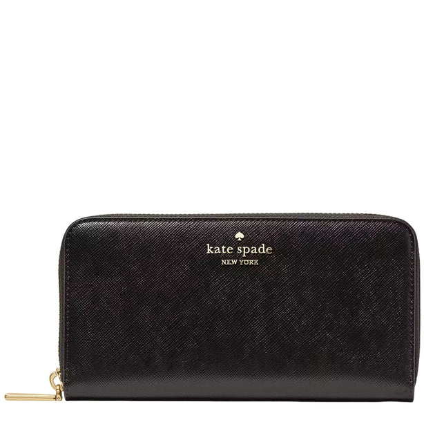 Kate Spade Large Continental Wallet - Black KN776