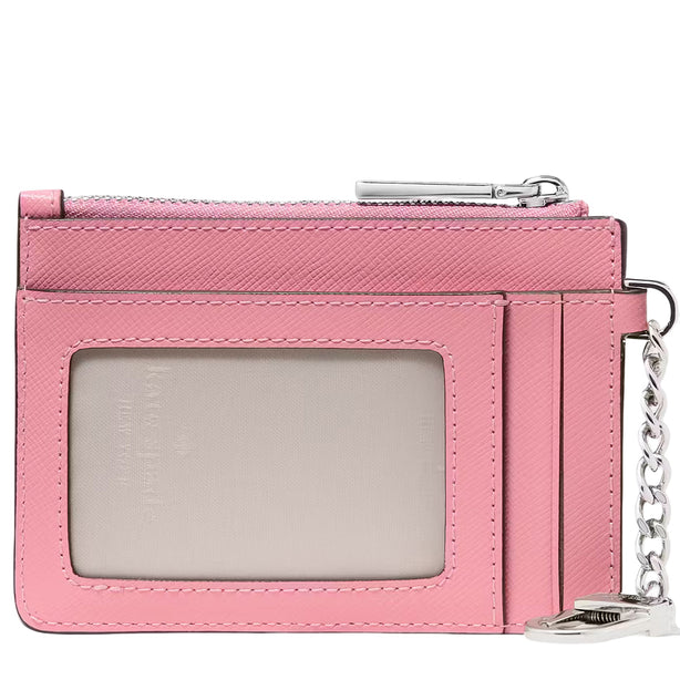 Kate Spade Key Ring Card Holder Wallet - Grapefruit Soda KN771
