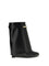 Givenchy Leather Shark Ankle Boots - Black