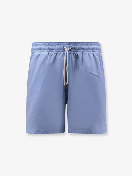 Polo Ralph Lauren Nylon swim trunks with embroidered logo - Austin Blue