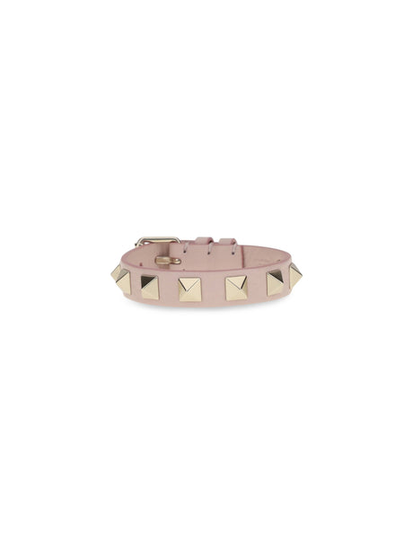 Valentino Garavani Rockstud Bracelet - Rose Quartz