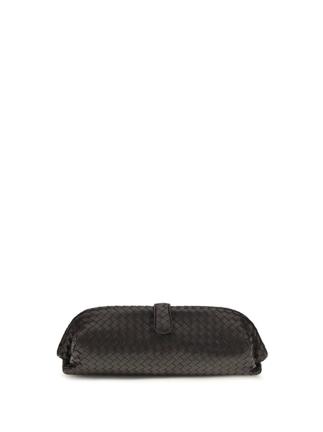 Bottega Veneta Lauren 1979 Clutch - Espresso-Brass V