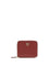Pinko Leather zip-around Wallet - Red Dark-Antique Gold