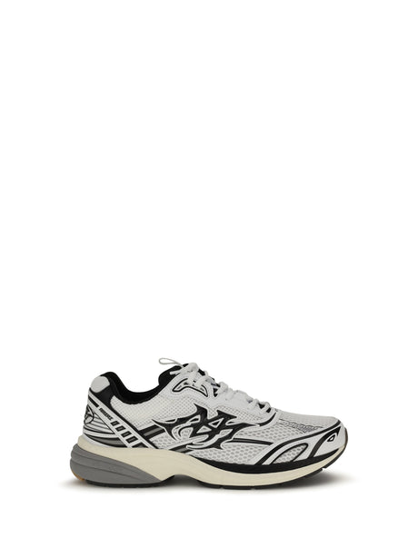 Amiri M Tech logo Sneakers - White Black