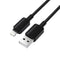 Acefast C26-02 USB-A to Lightning PVC Charging Data Cable (1.2m) - Black