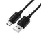 Acefast C26-04 USB-A to USB-C PVC Charging Data Cable (1.2m) - Black