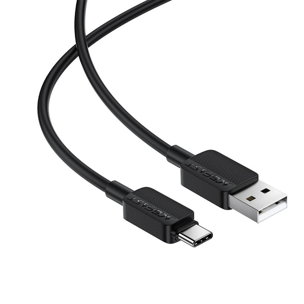 Acefast C26-04 USB-A to USB-C PVC Charging Data Cable (1.2m) - Black