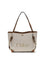 Chloé Clover Tote Bag in canvas - Clay Brown