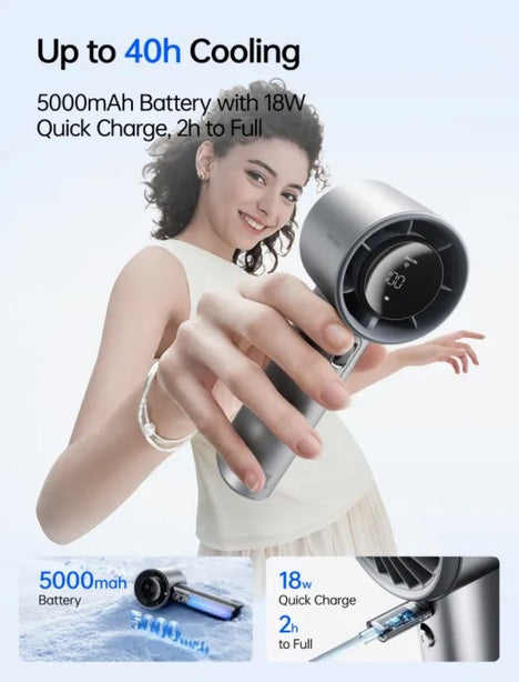 JISULIFE Handheld Fan Pro1S-Purple 2026