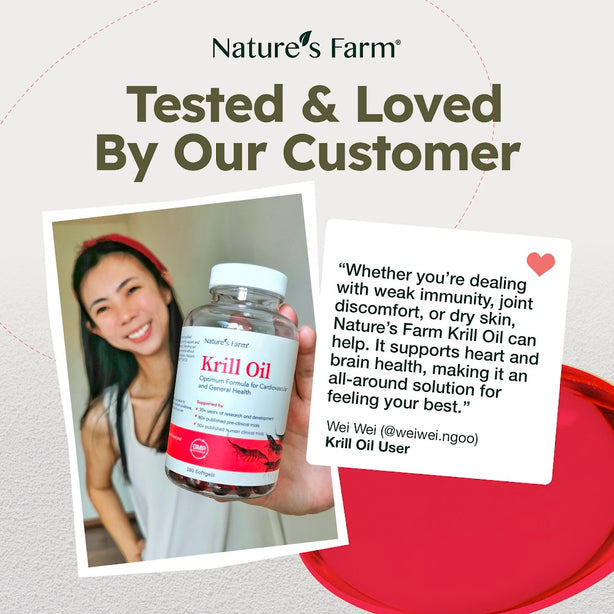 Test Product Nature's Farm® Krill Oil, 180s