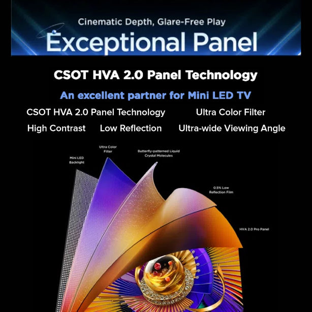 2026 NEW | TCL C7L Premium SQD-Mini LED 4K TV 55inch