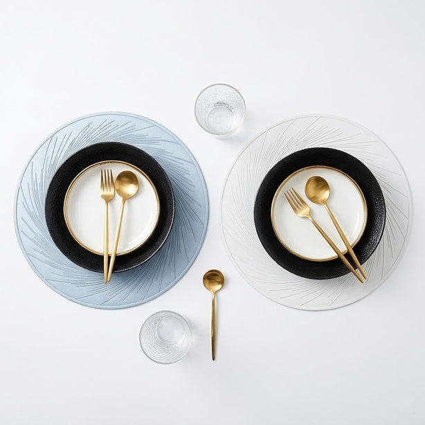 MARBLE Placemat | Embossed PVC - 38 x 38 cm