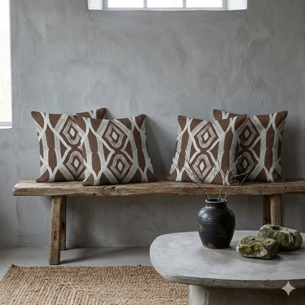 GEO Cushion Cover | Printed Aztec - 45 x 45 cm