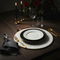 Rapee Balls Gold Embossed Placemat – Swirl Design – 38 cm Round