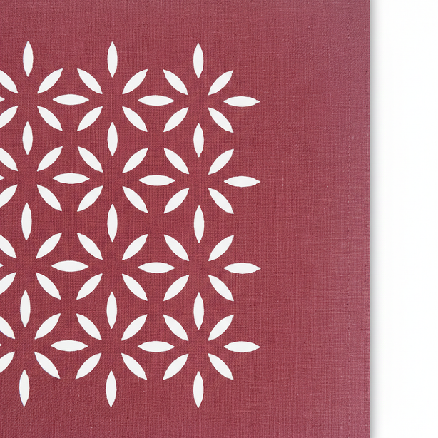 Rapee Morocco Petal Lasercut Table Runner – Cationic Fabric – 33 x 150 cm