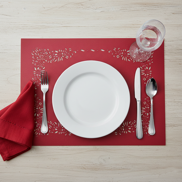 JARDIN Placemat | Laser-cut Cationic Fabric - 33 x 45 cm