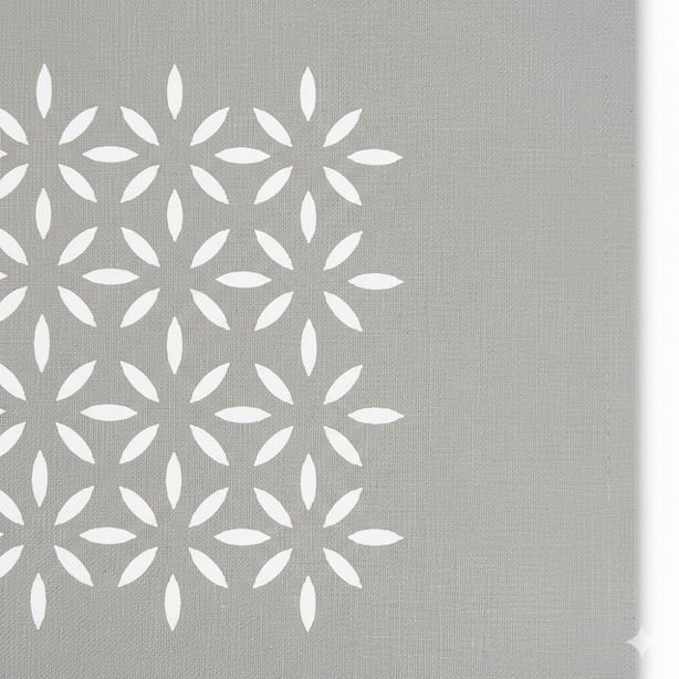 Rapee Morocco Petal Lasercut Table Runner – Cationic Fabric – 33 x 150 cm