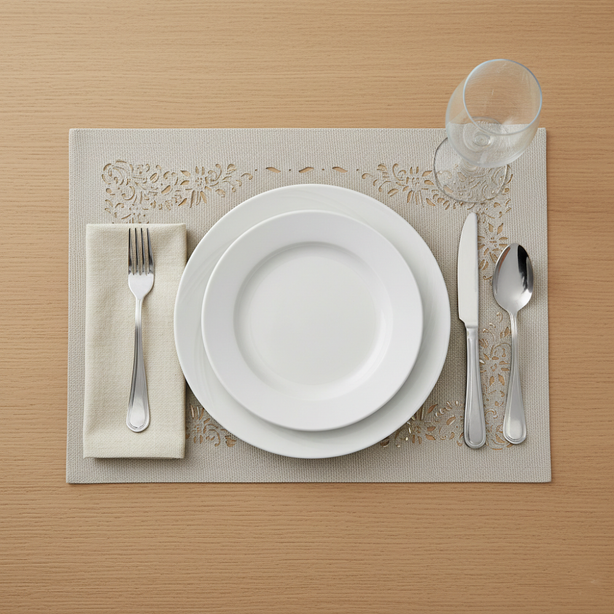 JARDIN Placemat | Laser-cut Cationic Fabric - 33 x 45 cm