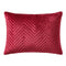 PINSONIC Oblong Cover | Quilted Chevron Velvet - 33 x 45 cm