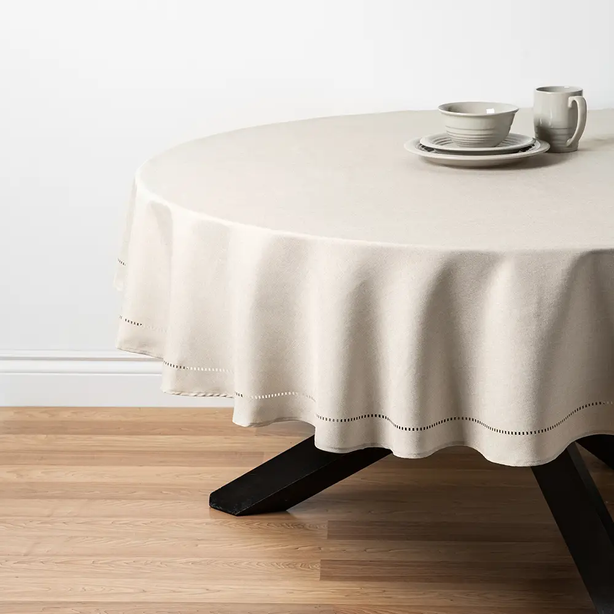 SONIA Tablecloth | Laser-cut Cationic Fabric - 180 cm Round