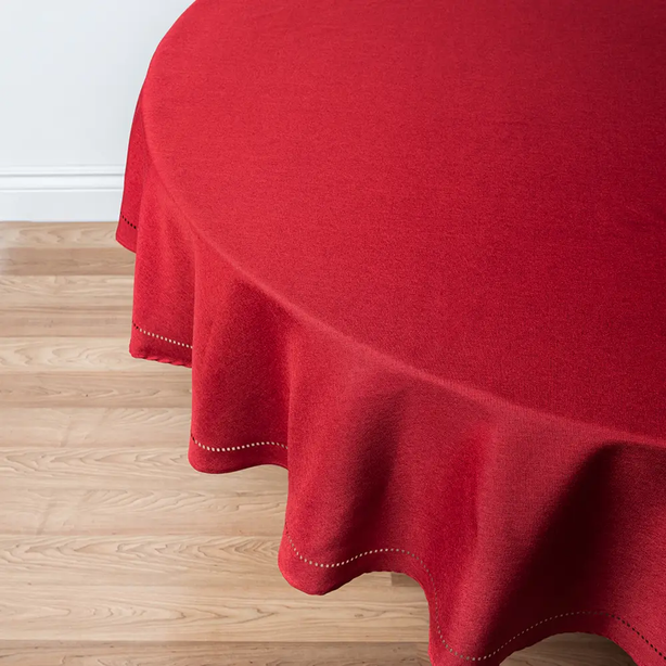 SONIA Tablecloth | Laser-cut Cationic Fabric - 180 cm Round