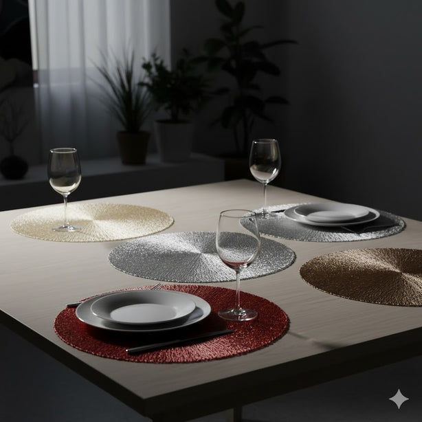 ALLURE Placemat | Pressed Laser-cut Vinyl - 38 x 38 cm